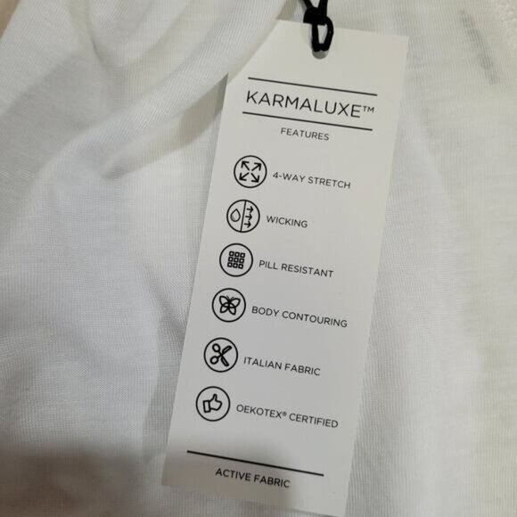 Karma Mala Tee in White - Size Large‎ - Picture 5 of 8